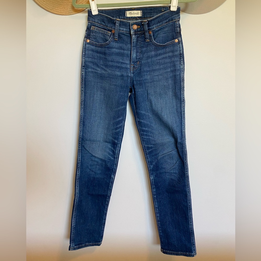 Madewell slim straight jeans